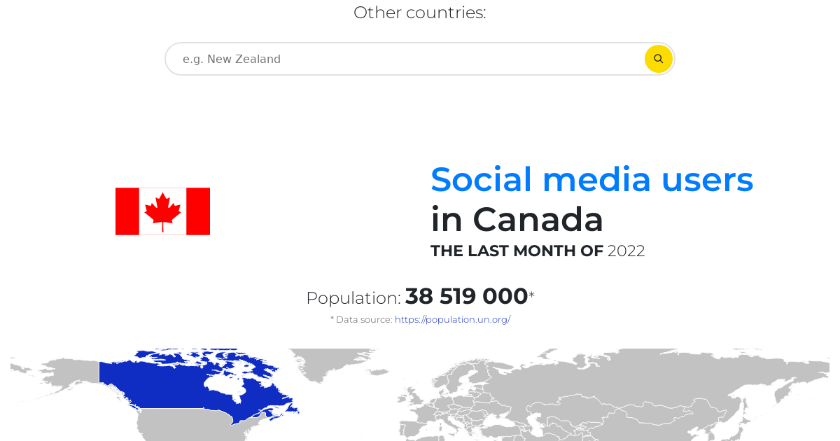 Social Media Users In Canada - 2022 | NapoleonCat