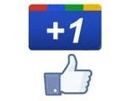 Facebook-Like-Vs-Google-Plus-1