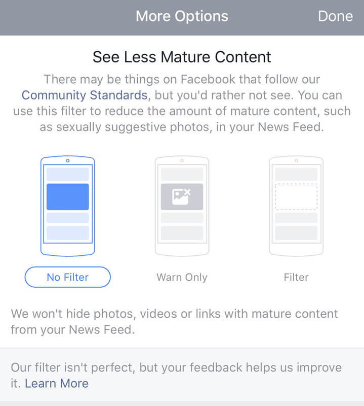 kontrola obraźliwych treści na Facebooku