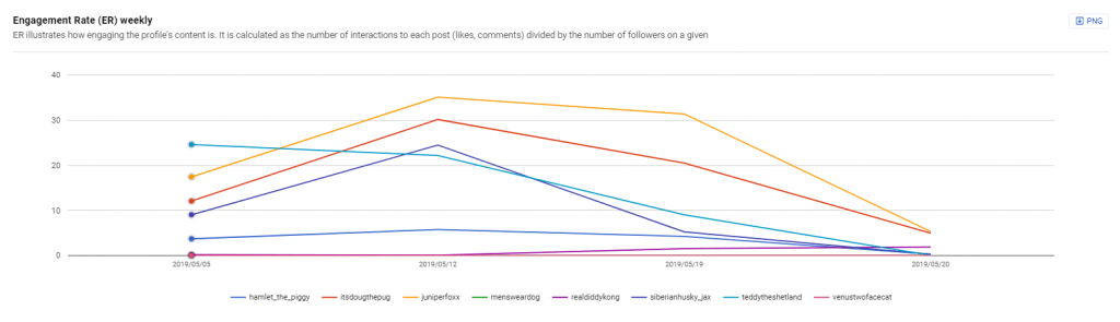 NapoleonCat dashboard Instagram