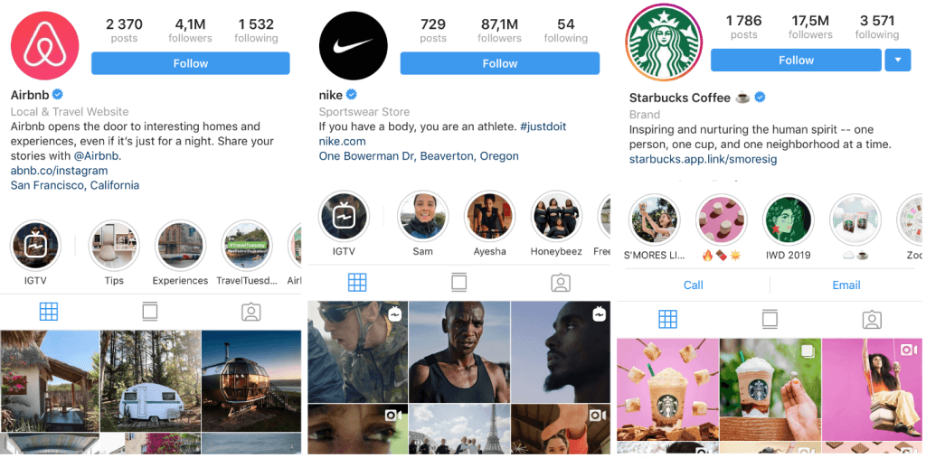 branded Instagram accounts competitor analysis