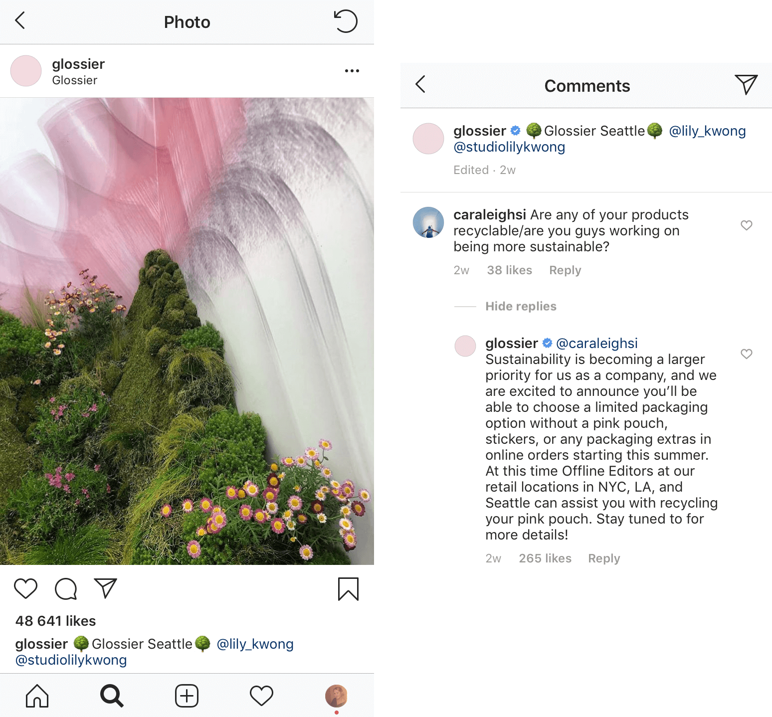 moderating comments on Instagram