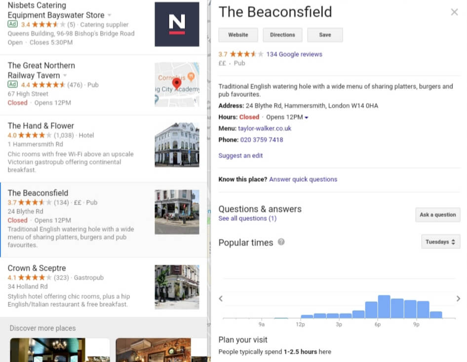 Google local SEO