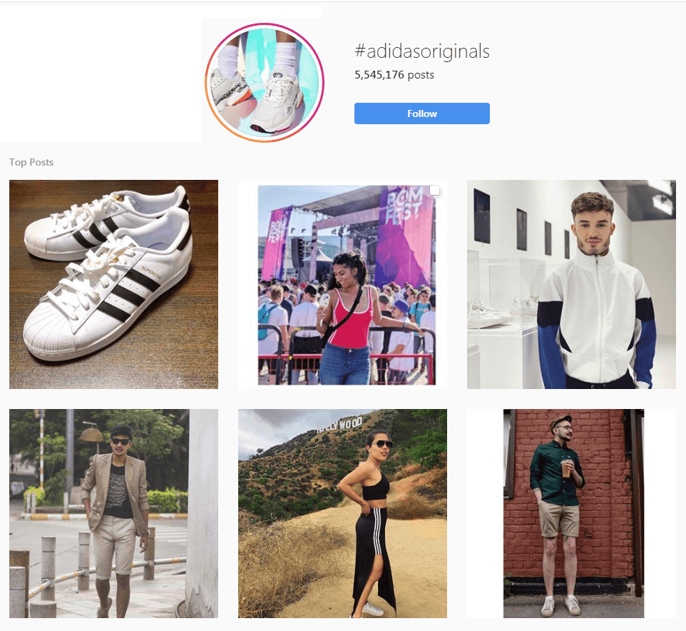 User generated content on Instagram