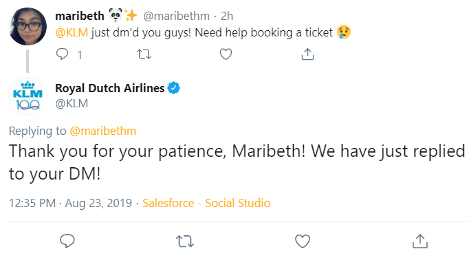 social customer service on twitter