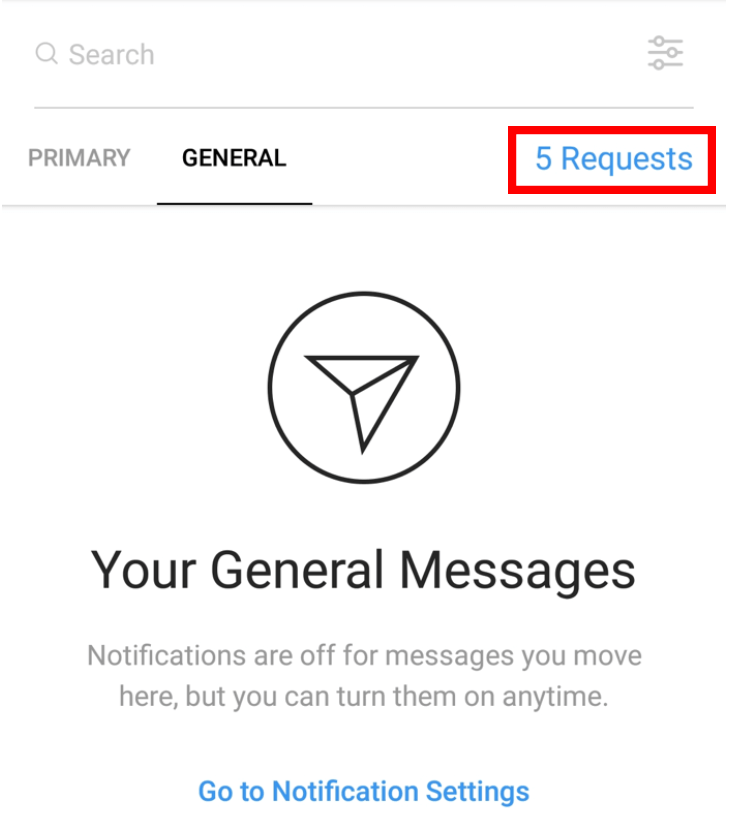 Instagram Creator Account message requests