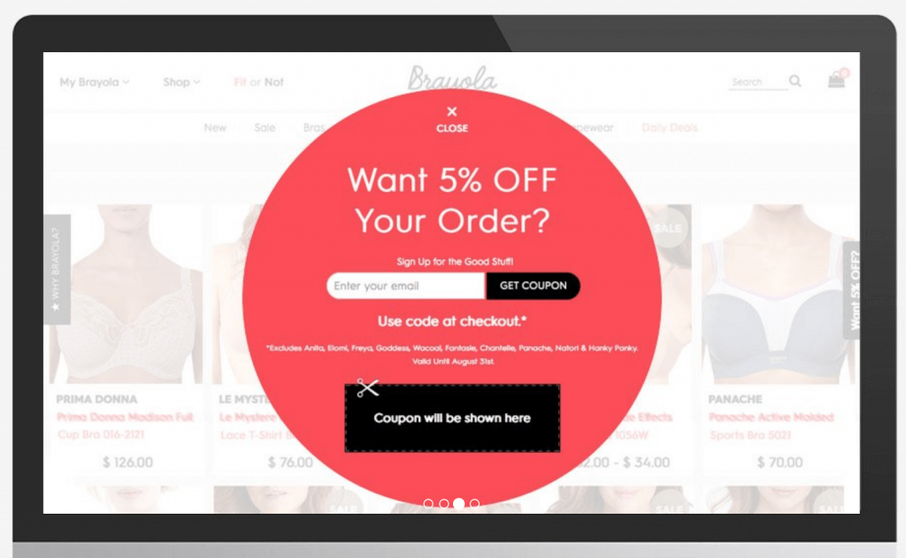 Brayola Email Newsletters: Shop Sales, Discounts, and Coupon Codes