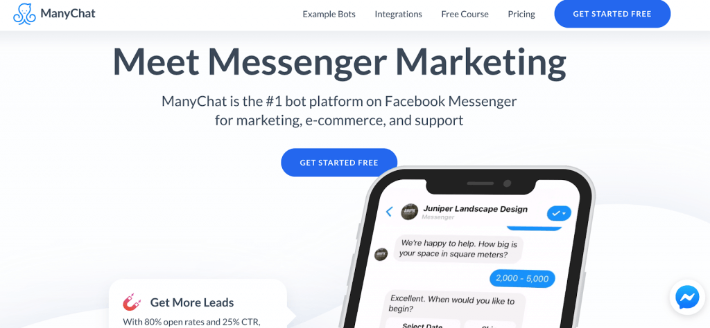 Manychat Facebook Messenger