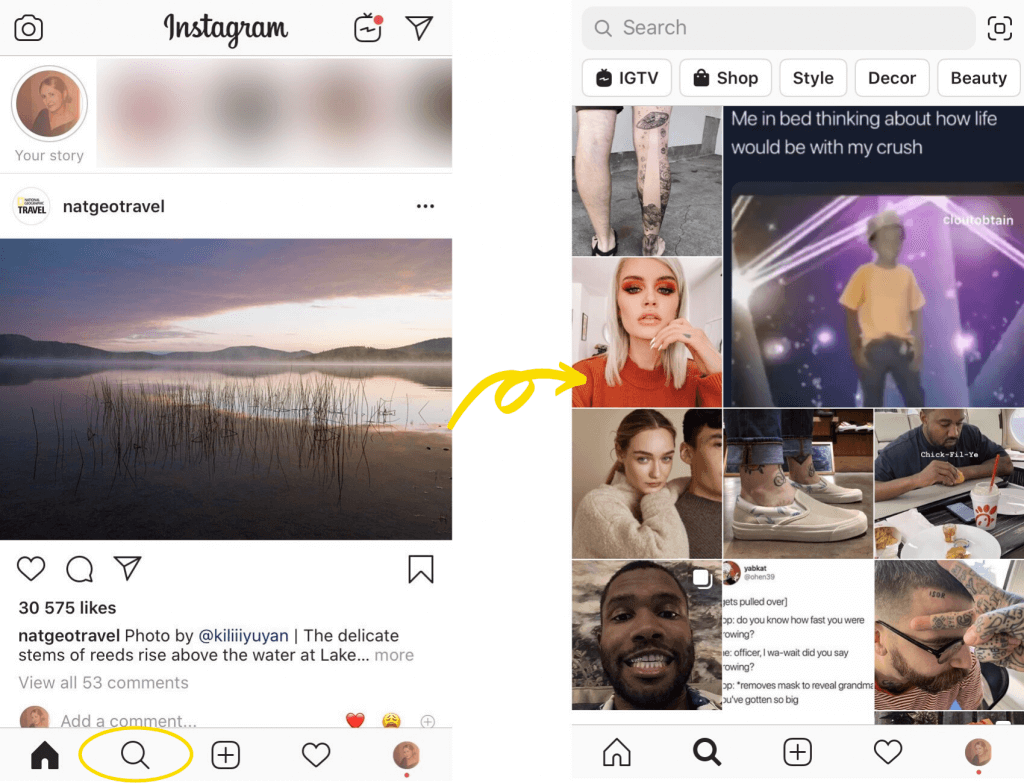 Access Instagram Search