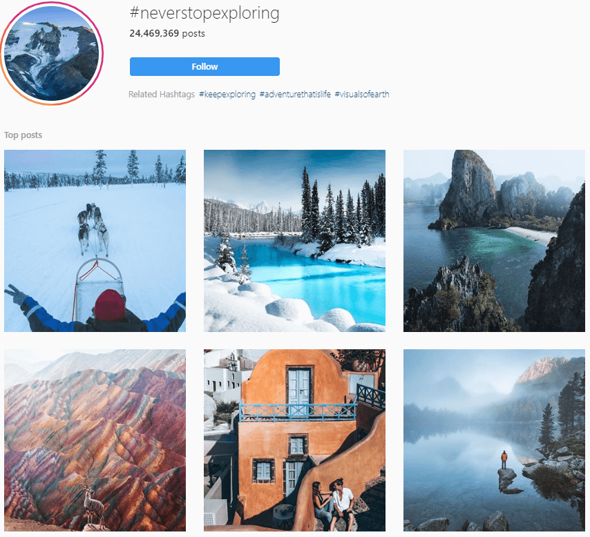 Instagram aesthetics