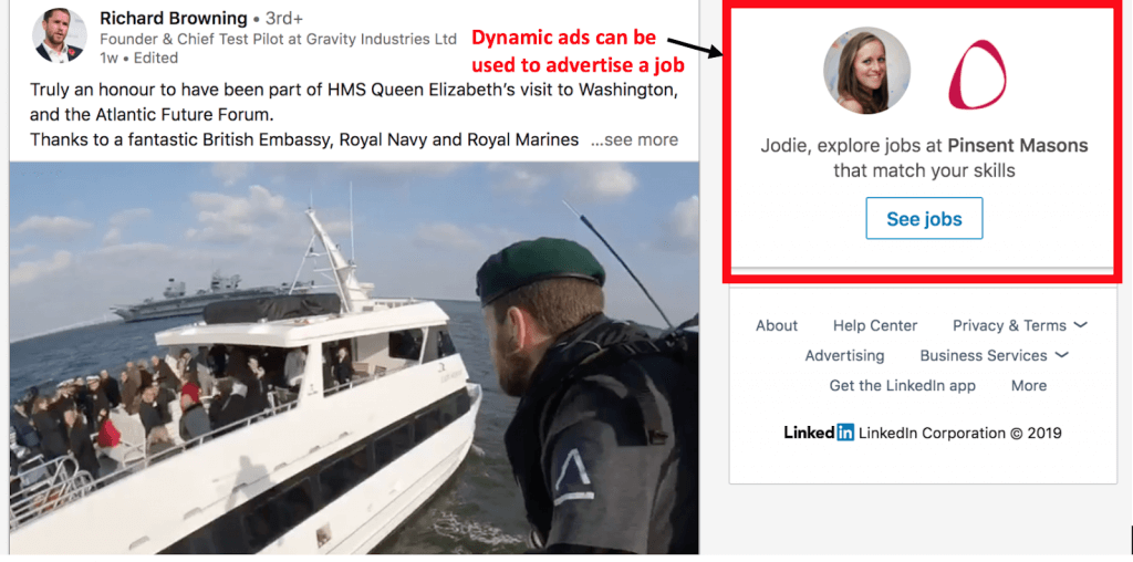 LinkedIn Dynamic Ads
