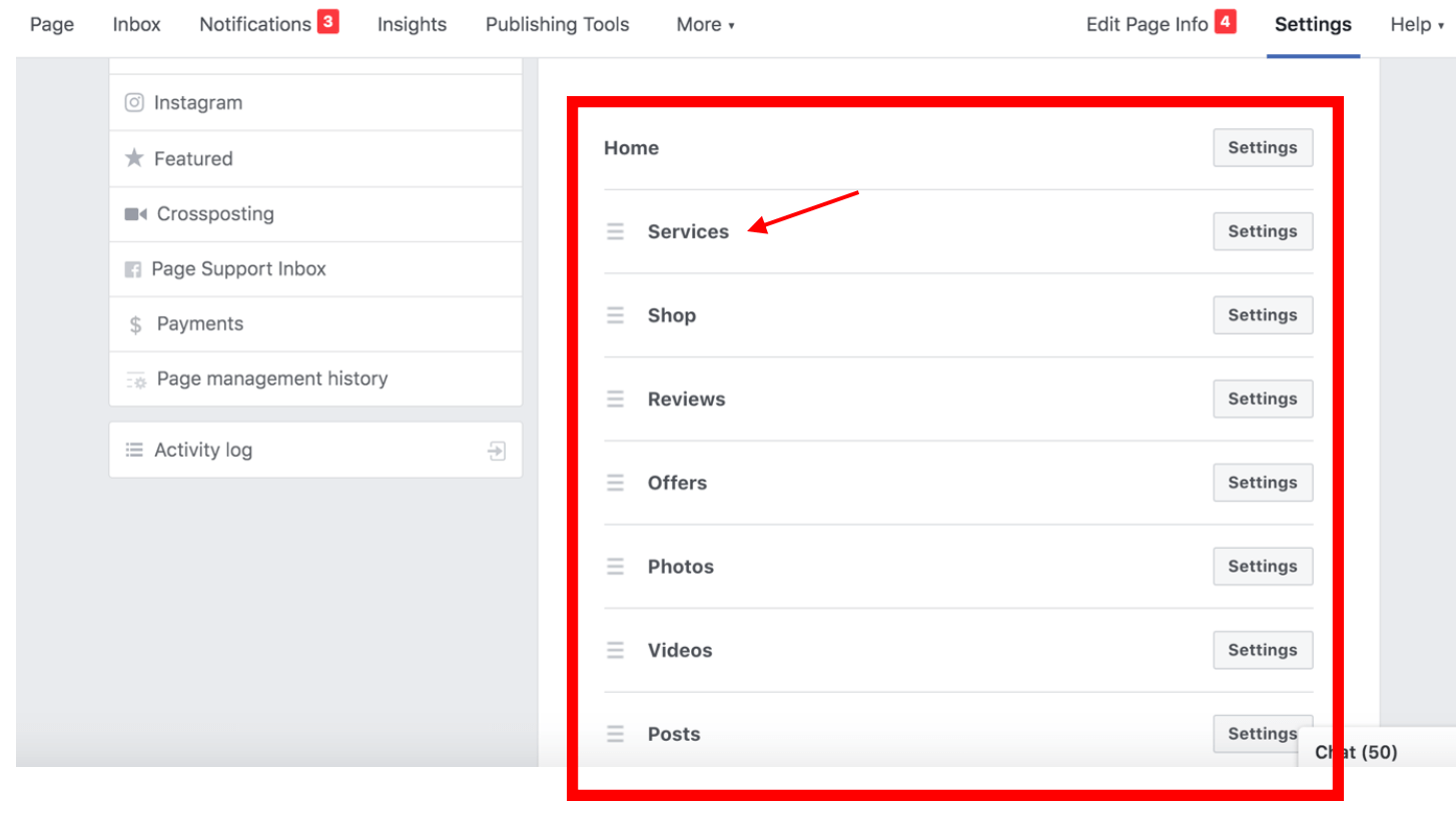 how do you archive a facebook business page