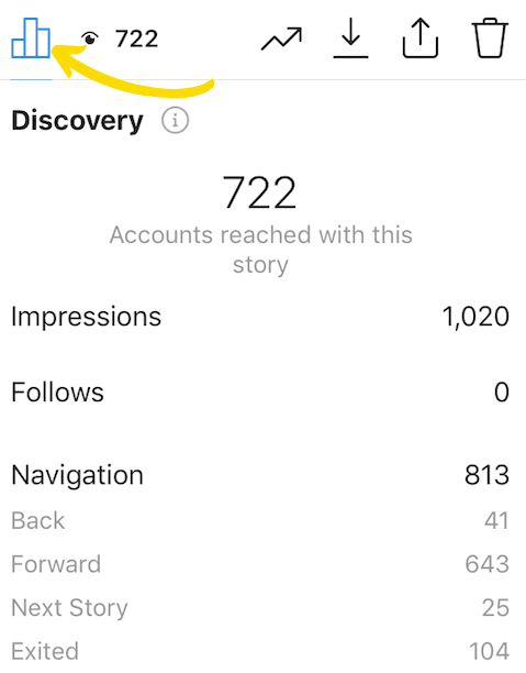 Instagram Stories analytics