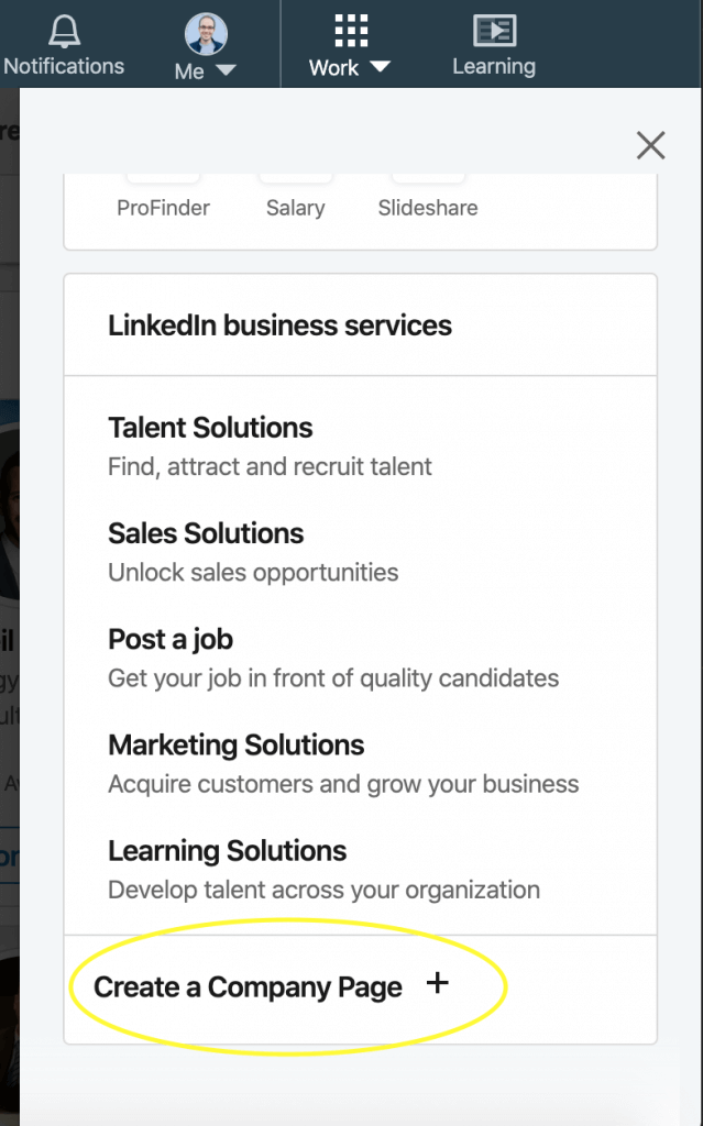 Creating a LinkedIn Company Page