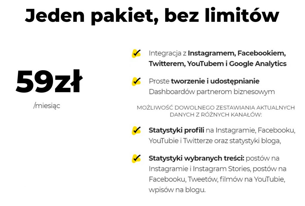 cennik dashboardy dla agencji i zespołów marketingowych od NapoleonCat