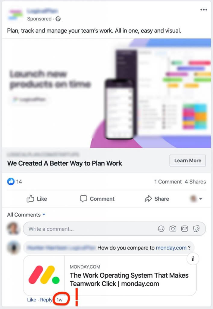 Facebook ad