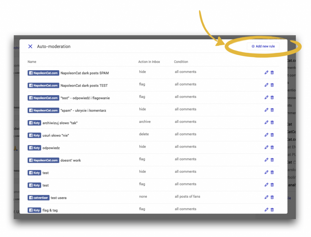 Automate social media moderation