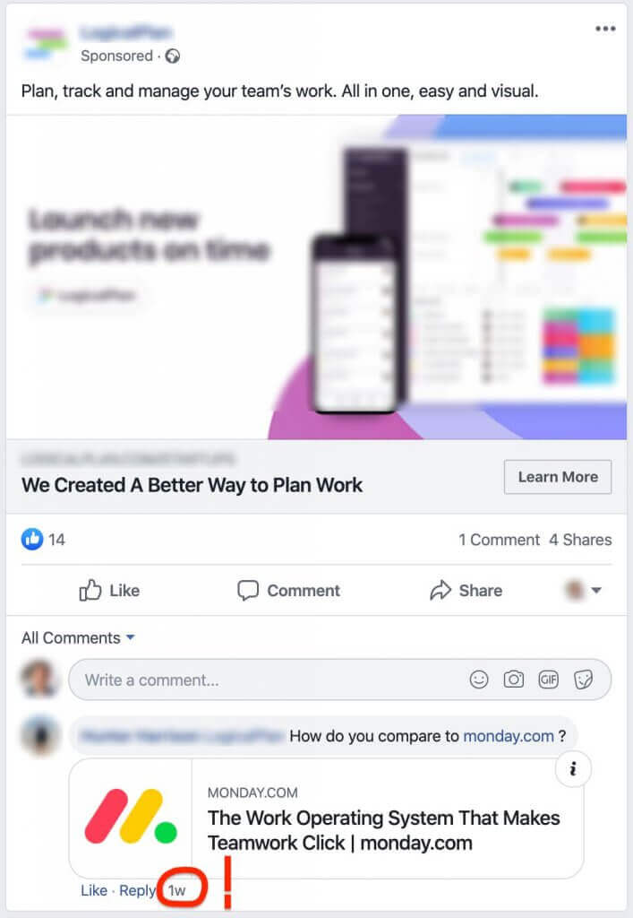 Facebook ad targeting