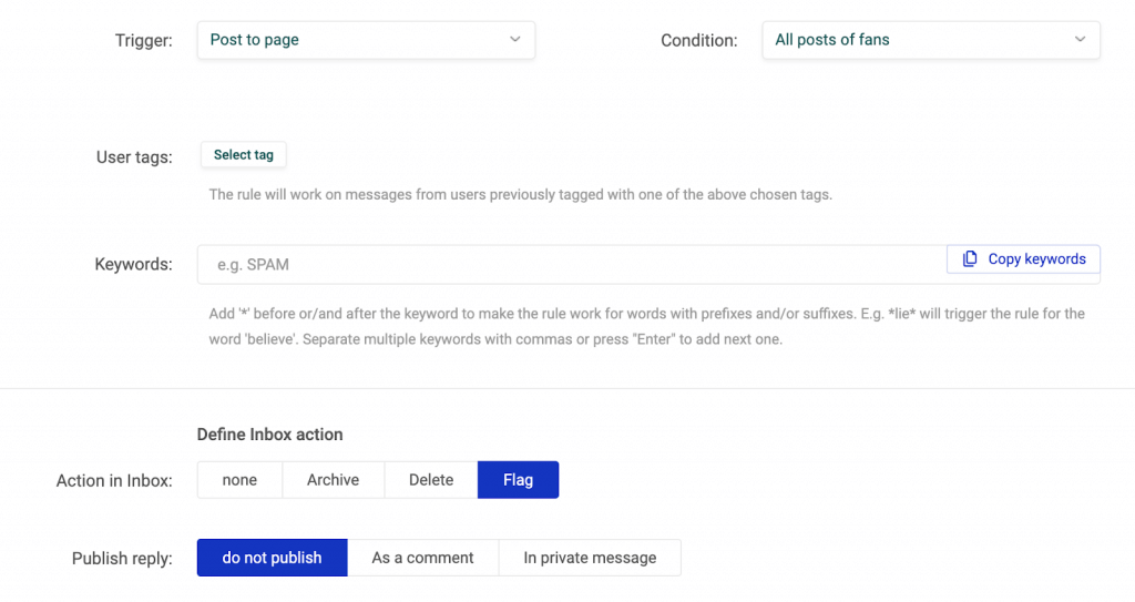 automatic moderation on social media