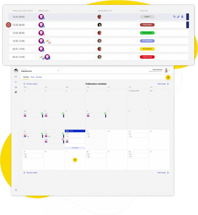 social media content scheduler