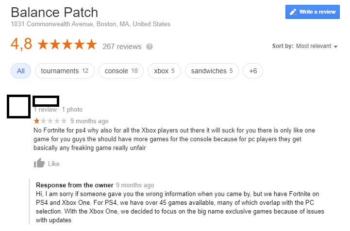 Respond to Google reviews