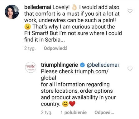 Automatyczne komentarze na Instagramie - przykład