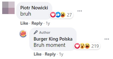 Burger King humorous comment 2