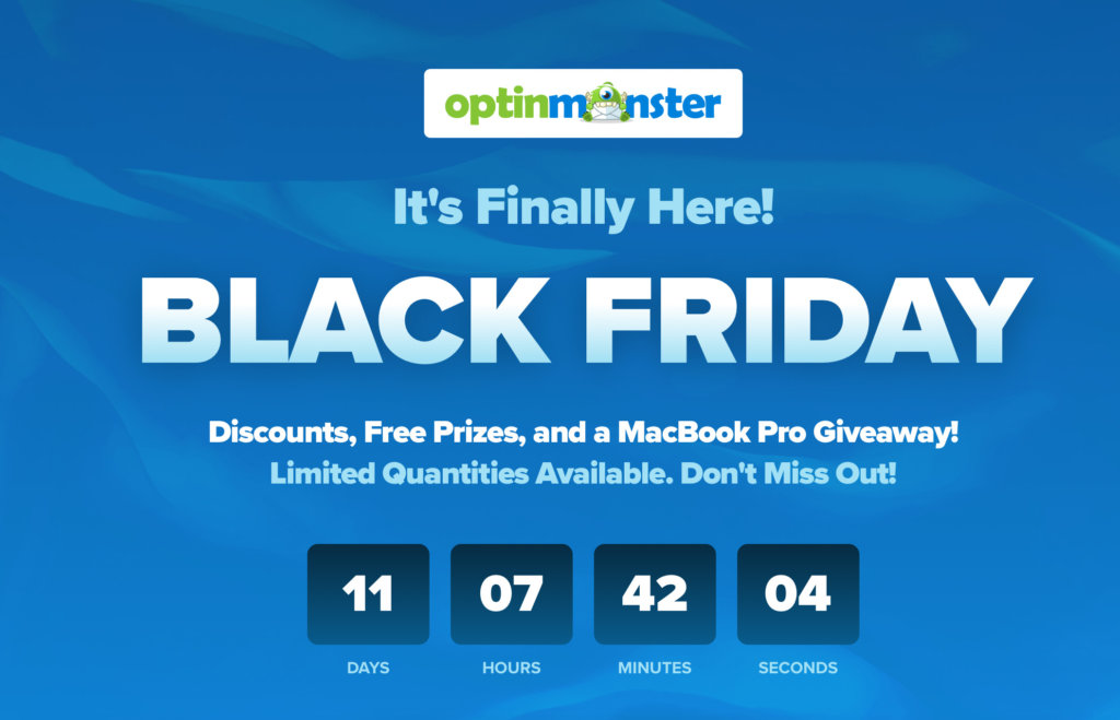 OptinMonster Black Friday deal 2020