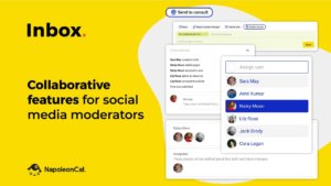 Collaborative features for social media moderators