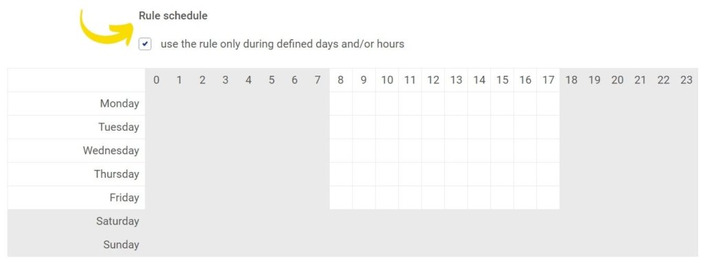 rule schedule hide Facebook comments automatically - hiding comments on Facebook