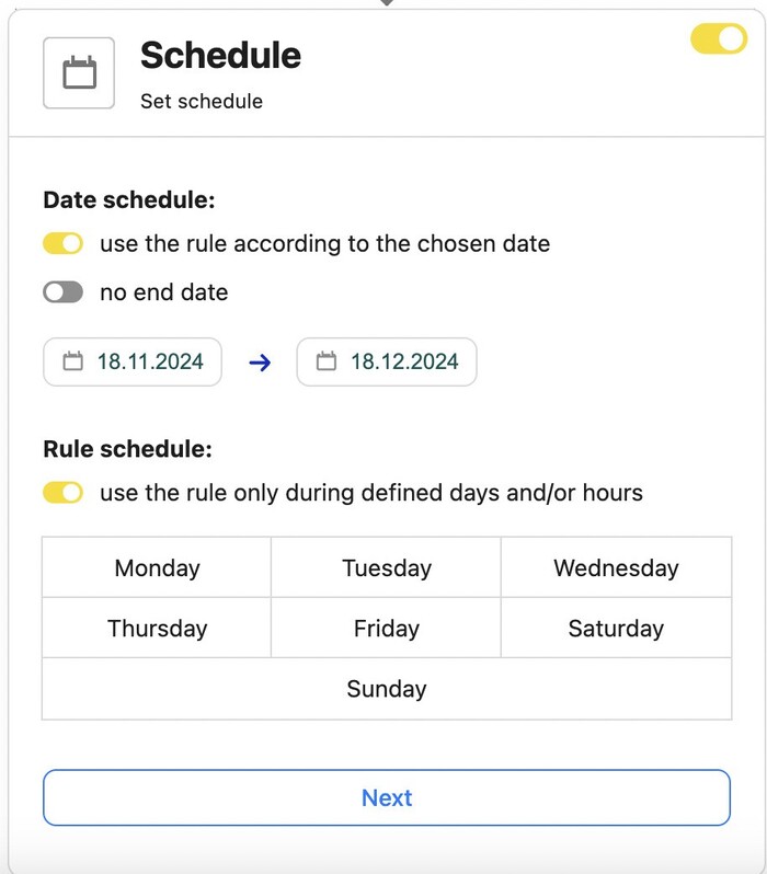 Automate Social Media Moderation - picking dates for Auto-moderation