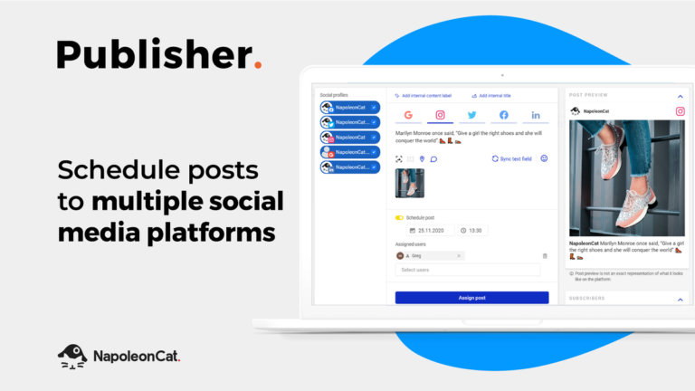 Publisher – Schedule posts to multiple social media platforms