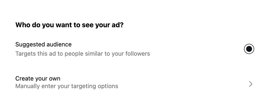 Instagram Ads - audience who will see the ad