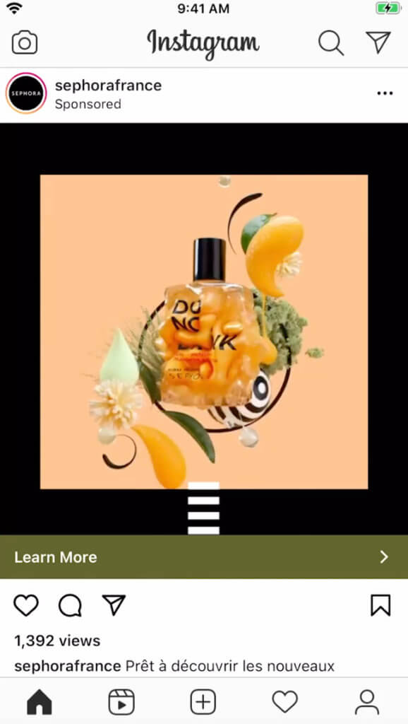 Sephora France Instagram Ad