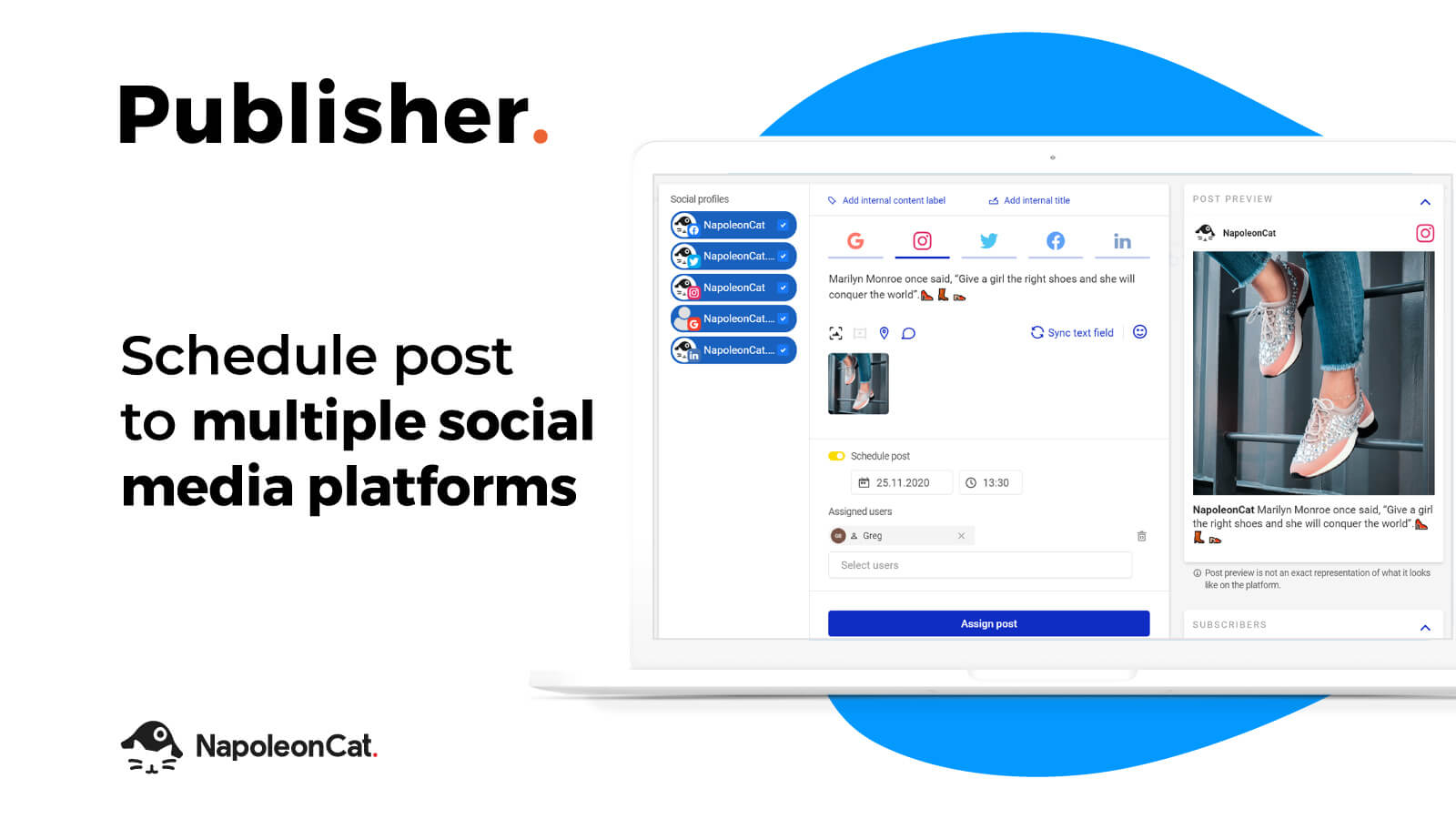 Social Media Publishing Tool from NapoleonCat
