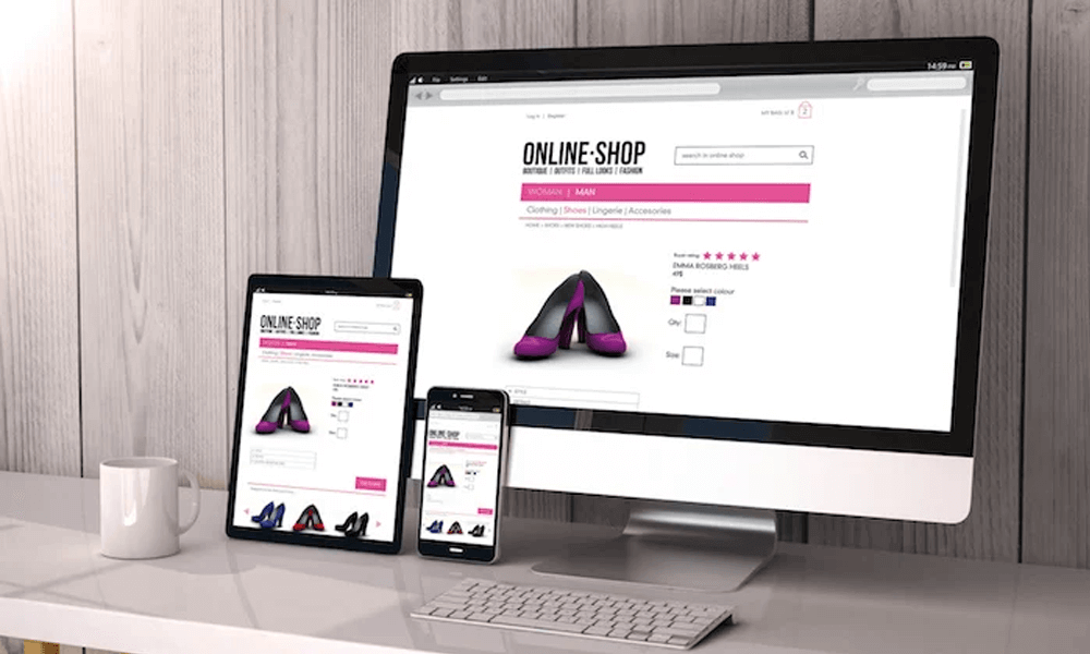 eCommerce marketing tips - ecommerce site