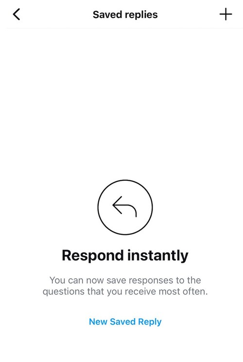 Instagram Automoderation - Instagram saved replies