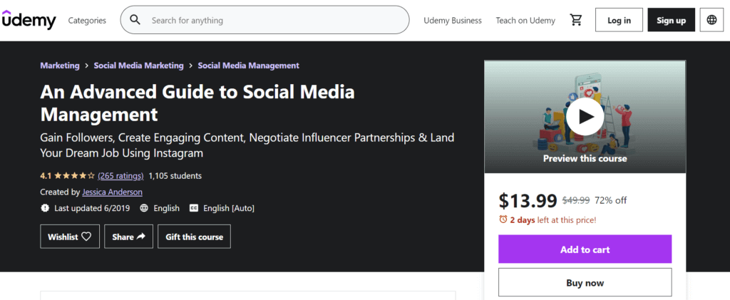 How To Become a Successful Social Media Manager - Udemy social media management course