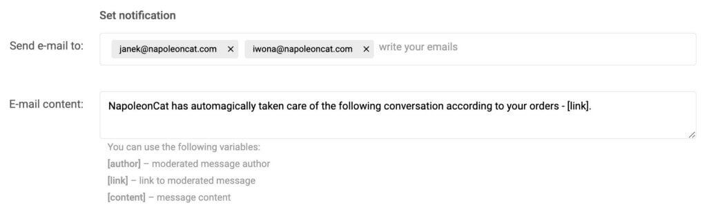 Automate social media during holidays - delegating customer support threads