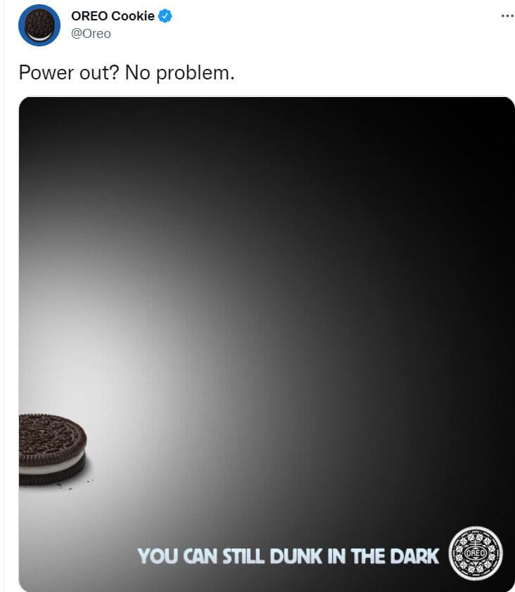 real-time marketing - oreo post