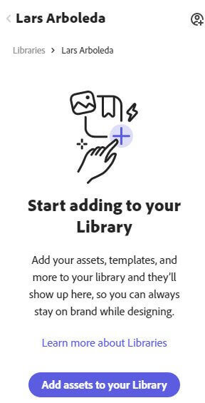 social media graphic design tools - adobe express library