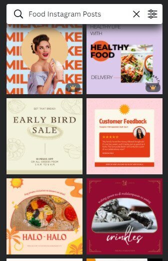 social media graphic design tools - canva templates