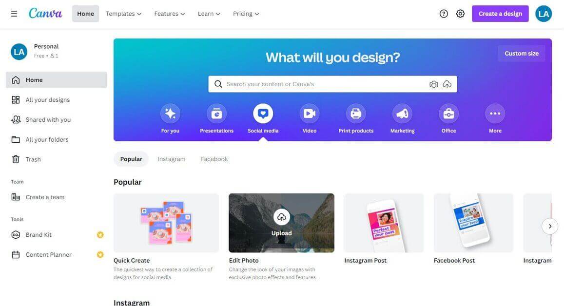 7 Best Free Tools to Create Social Media Graphic Designs