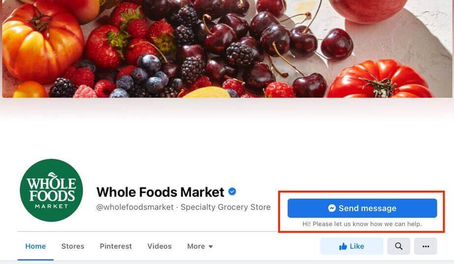 Customer Care Strategy - whole foods market page