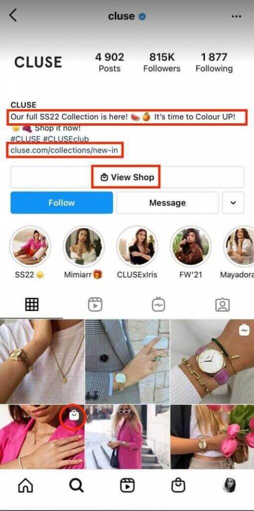 How to Sell on Instagram - cluse ig