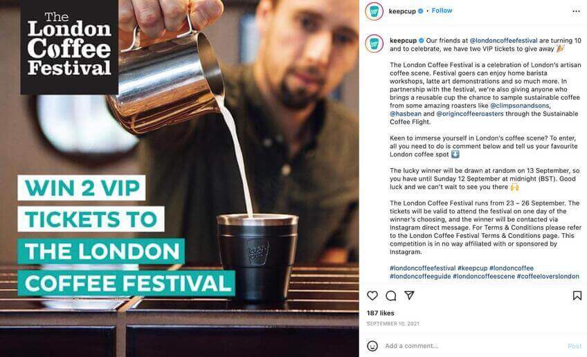 What to Post on Instagram - keepcup ig post