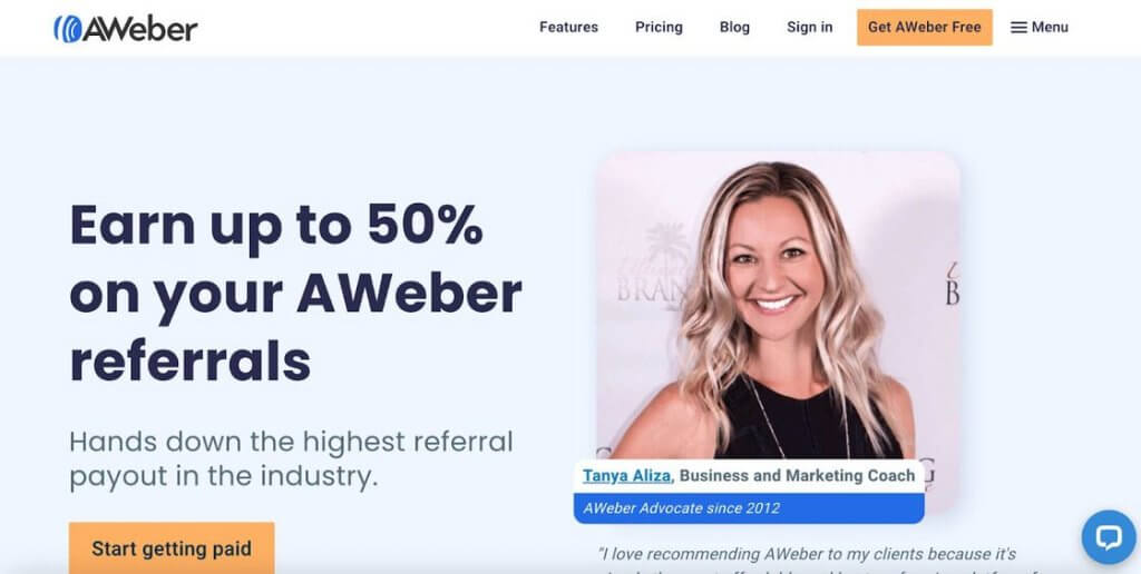 Best Affiliate Programs - aweber