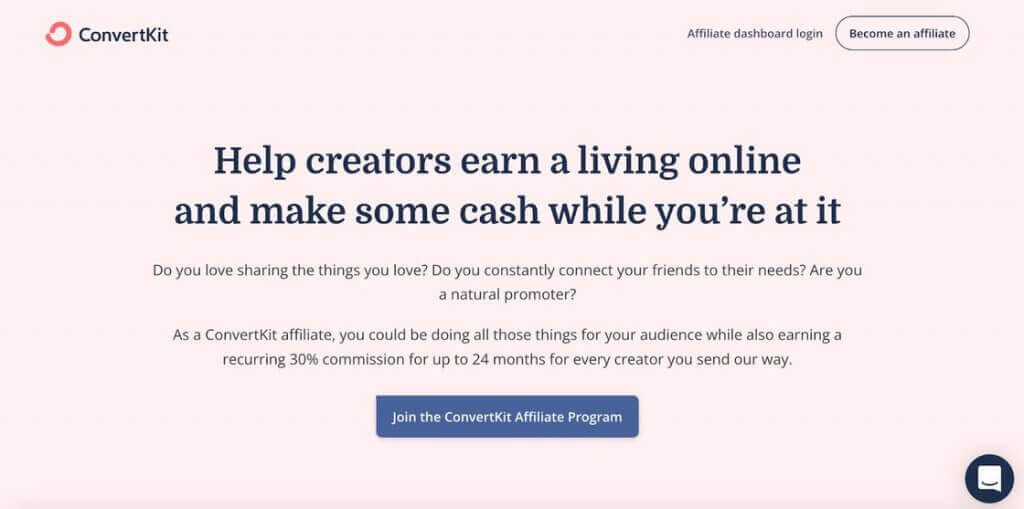 Best Affiliate Programs - convertkit