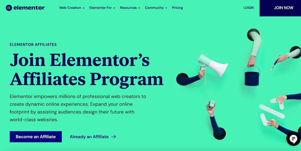 Best Affiliate Programs - elementor