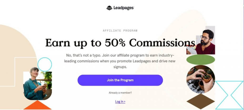 Best Affiliate Programs - leadpages